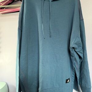 Adidas Blue Women’s Oversized Hoodie